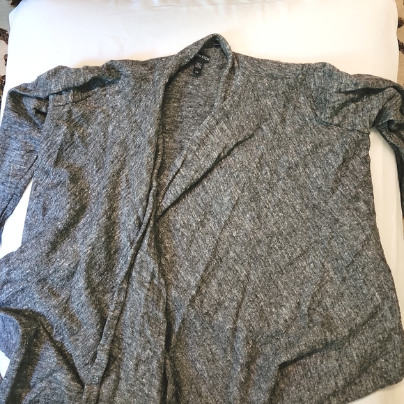 Alpaca Linen EILEEN FISHER Cardigan - Picture 1 of 4